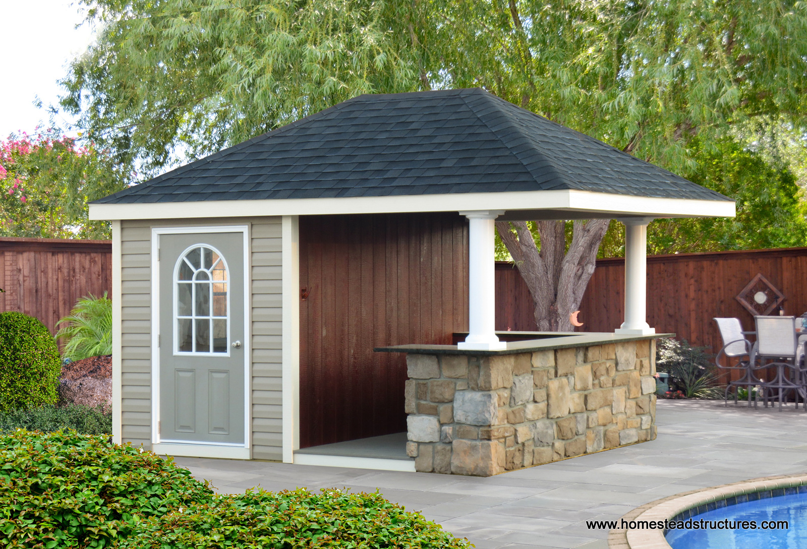 Siesta Poolside Bars Pool Cabanas & Pool Bars Homestead Structures